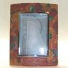 "Caned" spiral pattern photo frame 4"x5" picture size.